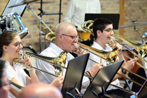 Sainte-Sigolène : l&#039;harmonie a joué pour découvrir le mot mystère