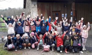 Bas-en-Basset : les élèves de Louise-Michel mettent les mains à la pâte