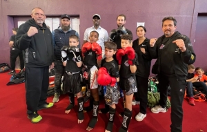 Marwan El Fakiri et Didier Bizimana de l&#039;Athlétic-Club vainqueurs de la Coupe de la Loire de kick-boxing