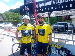 Jérémy Boudignon et Jérôme Vacher 1er et 3ème dans catégorie respective à Salers