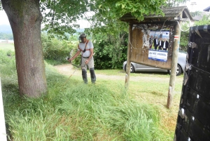 Bas-en-Basset : les riverains de &quot;Lamure&quot; entretiennent et embellissent leur village