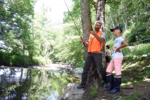 Yssingeaux : 40 enfants à la fête de la pêche sur l&#039;Auze