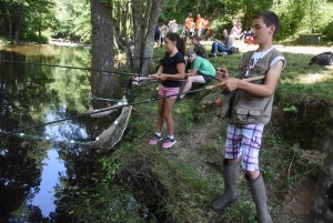 Yssingeaux : 40 enfants à la fête de la pêche sur l&#039;Auze