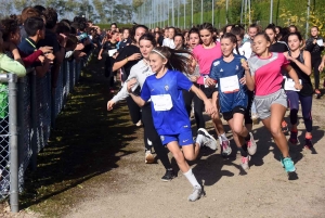 Cross du collège public d&#039;Yssingeaux : les photos des 4e et 3e filles