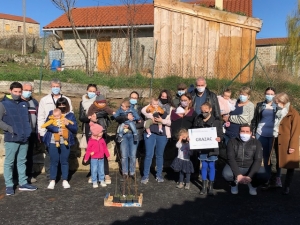 Bébés en fête : les enfants nés en 2020 ont été honorés à Grazac