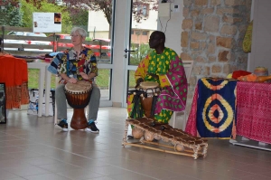 Ambiance africaine à la maison de retraite de Beauzac