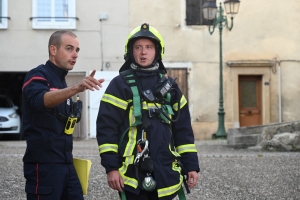 Au coeur d&#039;un exercice d&#039;ampleur des pompiers à Tiranges (vidéo)