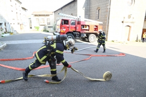 Au coeur d&#039;un exercice d&#039;ampleur des pompiers à Tiranges (vidéo)