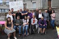 Une fête des voisins dans le quartier de Seignecroze avant les grands travaux