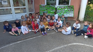 Bas-en-Basset : les maternelles de l&#039;école Louise-Michel reçoivent le prix des « petits jardiniers »