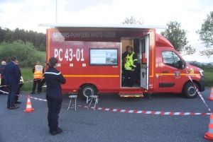 Un entraînement d&#039;envergure des pompiers à Saint-Maurice-de-Lignon pour combattre les feux de forêt