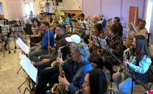 Bas-en-Basset : les musiciens de la Ligérienne répètent avant le concert de printemps