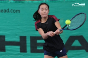 Sasha Zhan Choulet. Crédit Isabelle Enguix - www.lechambontennis.com