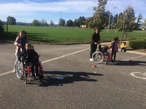 Des ateliers autour du handicap pour les jeunes de l&#039;accueil de Beauvoir à Monistrol