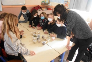 Yssingeaux : les écoliers distinguent les bons et les mauvais sucres