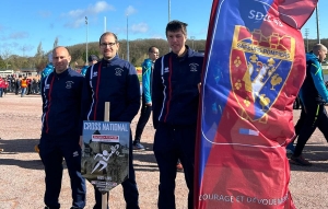 Dunières : trois pompiers au cross national