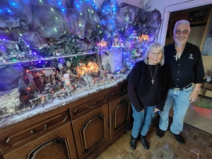 Monistrol-sur-Loire : Bernard et Michelle Depras passionnés par les crèches