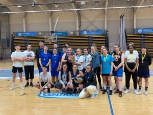 UNSS : le lycée Eugénie-Joubert d&#039;Yssingeaux champion académique de basket 3x3