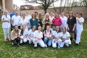 Catherine Bonnevialle fait valoir ses droits à la retraite aux Ehpad de Bas, Aurec et Saint-Pal