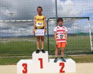 Athlétisme : Gabrièle Mangin et Gauthier Depierre au-dessus du lot aux championnats départementaux