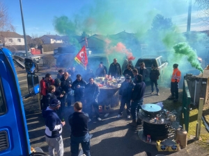 Les agents d&#039;Enedis occupent le site d&#039;Yssingeaux depuis trois jours