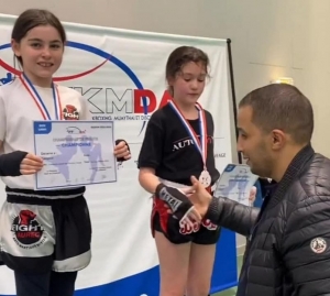 Boxe kick light : l&#039;Aurécoise Jasmine Dutel sacrée championne de France