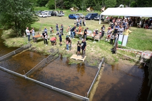 Sainte-Sigolène : une bonne pêche assurée pour les enfants dans la Dunière