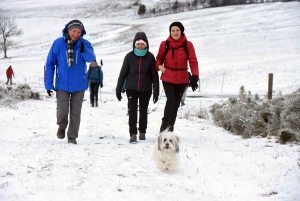 Saint-Front : les pieds dans la neige pour la Draille blanche