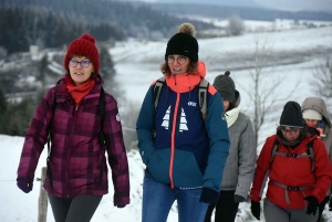 Saint-Front : les pieds dans la neige pour la Draille blanche