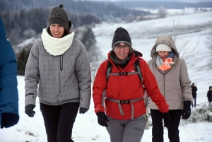 Saint-Front : les pieds dans la neige pour la Draille blanche