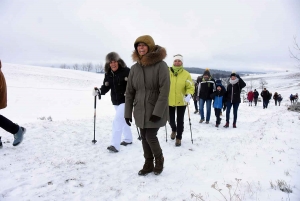 Saint-Front : les pieds dans la neige pour la Draille blanche