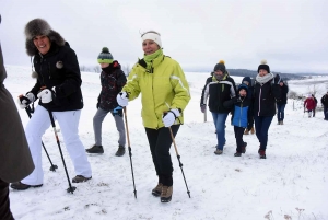 Saint-Front : les pieds dans la neige pour la Draille blanche