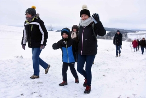 Saint-Front : les pieds dans la neige pour la Draille blanche