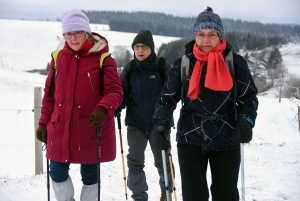 Saint-Front : les pieds dans la neige pour la Draille blanche