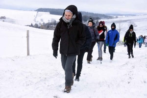 Saint-Front : les pieds dans la neige pour la Draille blanche