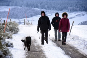 Saint-Front : les pieds dans la neige pour la Draille blanche