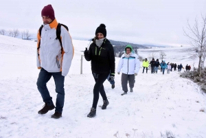 Saint-Front : les pieds dans la neige pour la Draille blanche