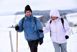 Saint-Front : les pieds dans la neige pour la Draille blanche