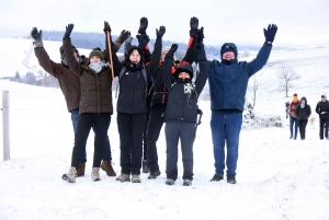 Saint-Front : les pieds dans la neige pour la Draille blanche