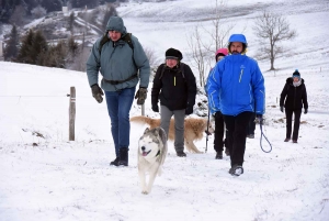 Saint-Front : les pieds dans la neige pour la Draille blanche