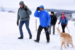 Saint-Front : les pieds dans la neige pour la Draille blanche