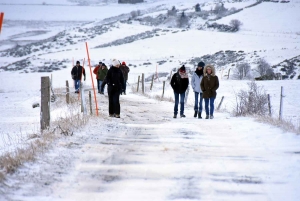 Saint-Front : les pieds dans la neige pour la Draille blanche