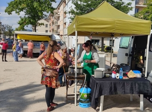 Solidarité, vent, soleil et gourmands au rendez-vous du repas pour la planète à Yssingeaux