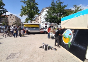 Solidarité, vent, soleil et gourmands au rendez-vous du repas pour la planète à Yssingeaux