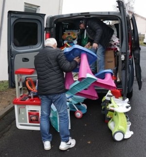 Une belle moisson de jouets au profit des Restos du Coeur par la Mission locale