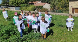 Monistrol-sur-Loire : les écoliers du Château ramassent les déchets sur différents sites