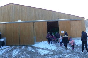 L’école à la ferme pour les maternelles de Grazac