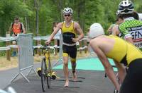 Le parc à vélo où l&#039;on s&#039;équipe pour un circuit de 24 km.