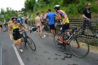 Le parc à vélo où l&#039;on s&#039;équipe pour un circuit de 24 km.