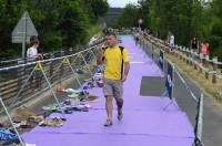 Pascal Perrin, président du Tryssingeaux, dans le parc à vélo vide.